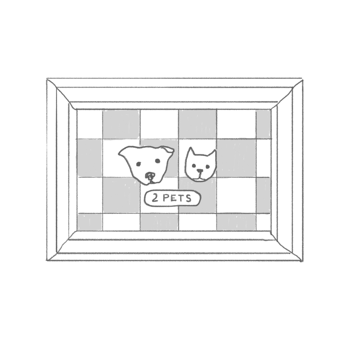 Custom Two-Pet Portrait